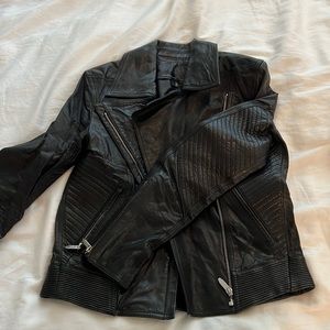 Theysken’s Theory leather moto jacket